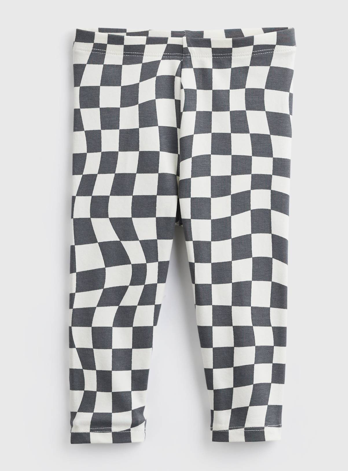 Mono Halloween Checkerboard Print Leggings 3-6 months - Image 1